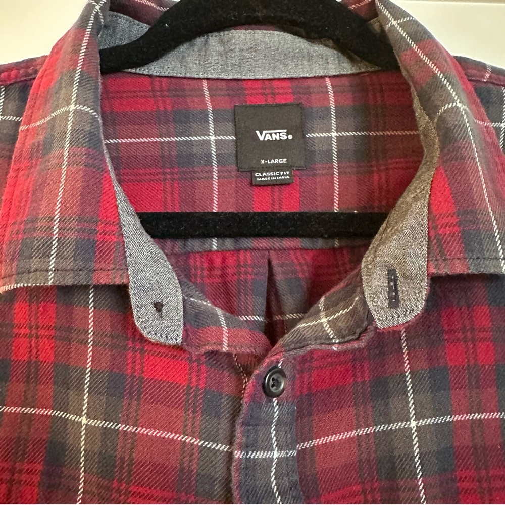 Vans Plaid Button Down - Picture 2 of 7